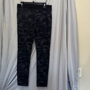 Black Camouflage Pants
